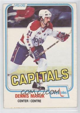 1981-82 O-Pee-Chee - [Base] #350 - Dennis Maruk