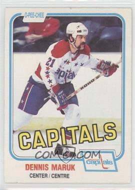 1981-82 O-Pee-Chee - [Base] #350 - Dennis Maruk