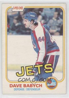 1981-82 O-Pee-Chee - [Base] #358 - Dave Babych