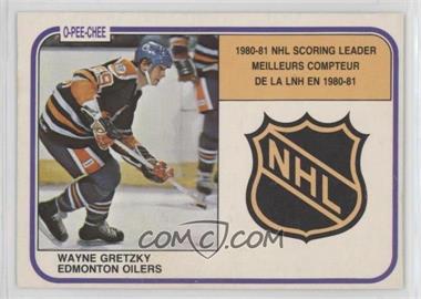 1981-82 O-Pee-Chee - [Base] #384 - Wayne Gretzky