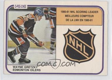 1981-82 O-Pee-Chee - [Base] #384 - Wayne Gretzky