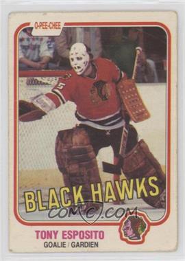 1981-82 O-Pee-Chee - [Base] #54 - Tony Esposito [Poor to Fair]