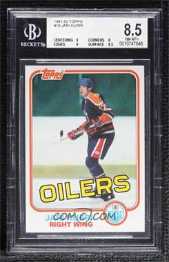 1981-82 Topps - [Base] #18 - Jari Kurri [BGS 8.5 NM‑MT+]