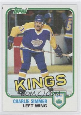 1981-82 Topps - [Base] #35 - Charlie Simmer