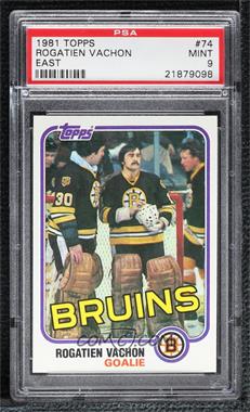 1981-82 Topps - [Base] #74E - Rogie Vachon [PSA 9 MINT]