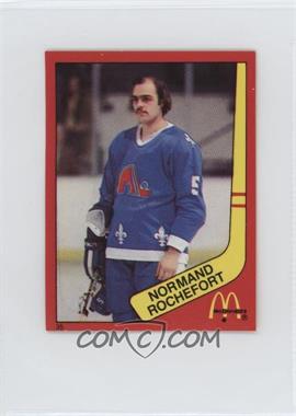 1982-83 McDonald's Stickers - [Base] #35 - Normand Rochefort