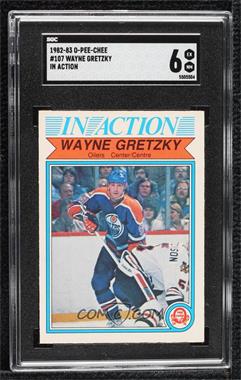 1982-83 O-Pee-Chee - [Base] #107 - Wayne Gretzky [SGC 6 EX/NM]