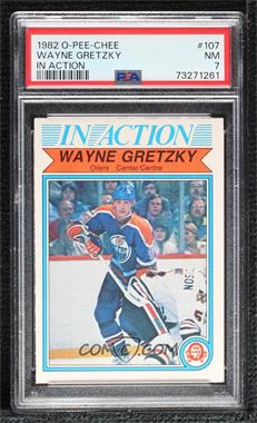 1982-83 O-Pee-Chee - [Base] #107 - Wayne Gretzky [PSA 7 NM]