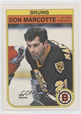 1982-83 O-Pee-Chee - [Base] #14 - Don Marcotte