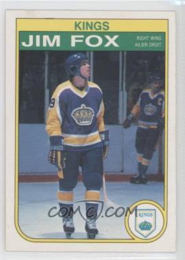 1982-83 O-Pee-Chee - [Base] #154 - Jim Fox