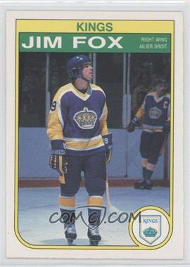 1982-83 O-Pee-Chee - [Base] #154 - Jim Fox