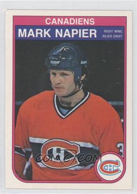 1982-83 O-Pee-Chee - [Base] #189 - Mark Napier