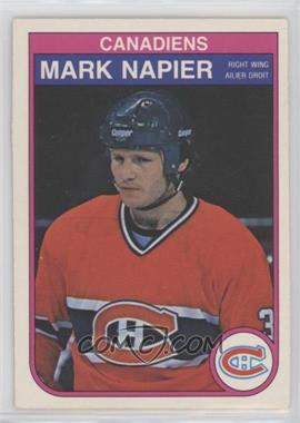 1982-83 O-Pee-Chee - [Base] #189 - Mark Napier [Good to VG‑EX]