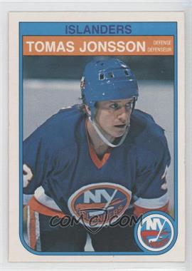 1982-83 O-Pee-Chee - [Base] #202 - Tomas Jonsson
