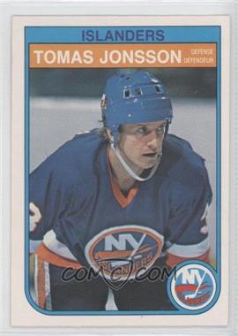 1982-83 O-Pee-Chee - [Base] #202 - Tomas Jonsson