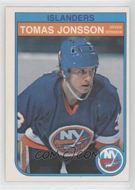1982-83 O-Pee-Chee - [Base] #202 - Tomas Jonsson