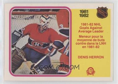1982-83 O-Pee-Chee - [Base] #239 - Denis Herron