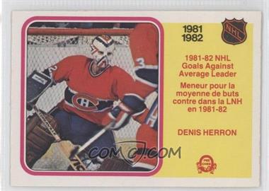 1982-83 O-Pee-Chee - [Base] #239 - Denis Herron