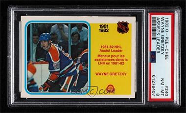 1982-83 O-Pee-Chee - [Base] #240 - Wayne Gretzky [PSA 8 NM‑MT]