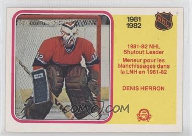 1982-83 O-Pee-Chee - [Base] #241 - Denis Herron