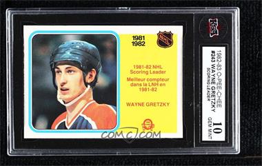 1982-83 O-Pee-Chee - [Base] #242 - Wayne Gretzky [KSA 10 GEM MINT]
