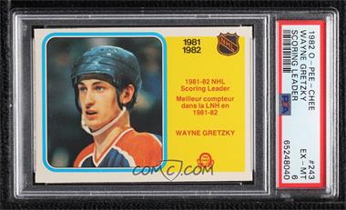 1982-83 O-Pee-Chee - [Base] #243 - Wayne Gretzky [PSA 6 EX‑MT]