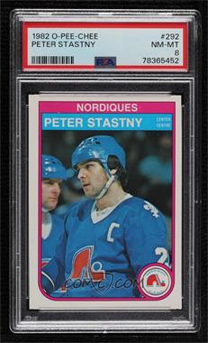 1982-83 O-Pee-Chee - [Base] #292 - Peter Stastny [PSA 8 NM‑MT]