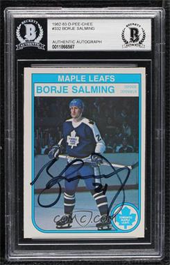 1982-83 O-Pee-Chee - [Base] #332 - Borje Salming [BAS BGS Authentic]