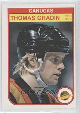 1982-83 O-Pee-Chee - [Base] #344 - Thomas Gradin