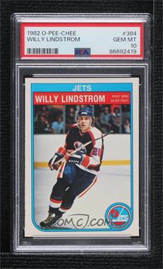 1982-83 O-Pee-Chee - [Base] #384 - Willy Lindstrom [PSA 10 GEM MT]