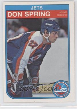 1982-83 O-Pee-Chee - [Base] #392 - Don Spring