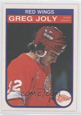 1982-83 O-Pee-Chee - [Base] #86 - Greg Joly