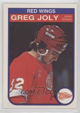 1982-83 O-Pee-Chee - [Base] #86 - Greg Joly