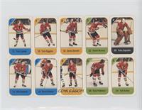 Tom Lysiak, Tim Higgins, Denis Savard, Grant Mulvey, Tony Esposito, Bill Gardne…