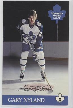 1982-83 Toronto Maple Leafs Team Issue Postcards - [Base] #_GANY - Gary Nylund (Spelled Nyland on Card)