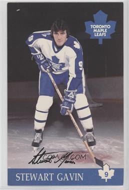 1982-83 Toronto Maple Leafs Team Issue Postcards - [Base] #_STGA - Stewart Gavin