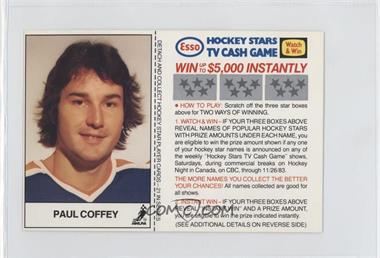 1983-84 ESSO Hockey Stars TV Cash Game - [Base] #_PACO - Paul Coffey