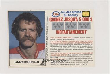 1983-84 ESSO Hockey Stars TV Cash Game - [Base] #LAMC - Lanny McDonald [Good to VG‑EX]