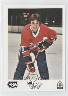 1983-84 Kingston Canadiens P.L.A.Y. (Police, Laws and Youth) - [Base] #9 - Mike King