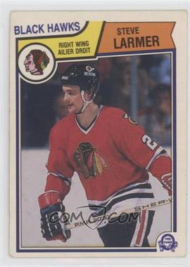 1983-84 O-Pee-Chee - [Base] #105 - Steve Larmer [Good to VG‑EX]