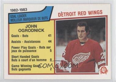 1983-84 O-Pee-Chee - [Base] #115 - John Ogrodnick