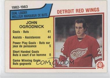 1983-84 O-Pee-Chee - [Base] #115 - John Ogrodnick