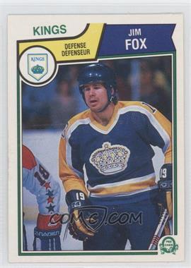 1983-84 O-Pee-Chee - [Base] #154 - Jim Fox