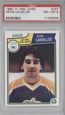 1983-84 O-Pee-Chee - [Base] #157 - Kevin LaVallee [PSA 8 NM‑MT]