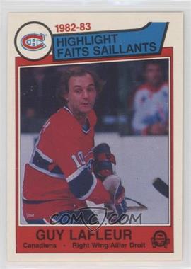 1983-84 O-Pee-Chee - [Base] #183 - Guy Lafleur