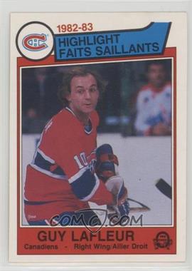 1983-84 O-Pee-Chee - [Base] #183 - Guy Lafleur