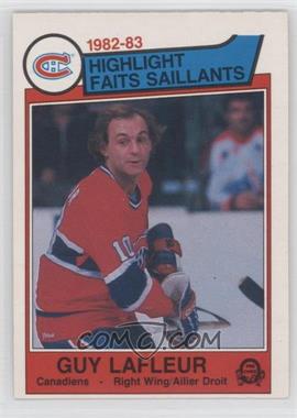 1983-84 O-Pee-Chee - [Base] #183 - Guy Lafleur