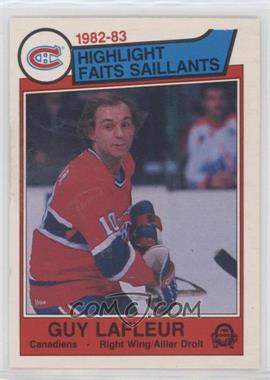 1983-84 O-Pee-Chee - [Base] #183 - Guy Lafleur