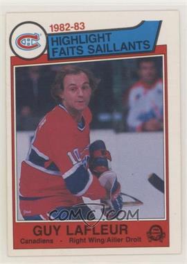 1983-84 O-Pee-Chee - [Base] #183 - Guy Lafleur