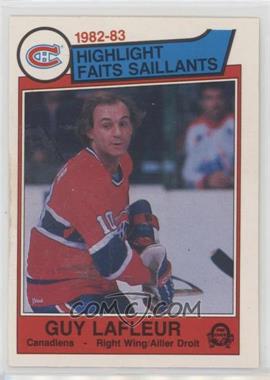 1983-84 O-Pee-Chee - [Base] #183 - Guy Lafleur